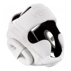 Боксерский шлем  VENUM ELITE HEADGEAR-WHITE/WHITE